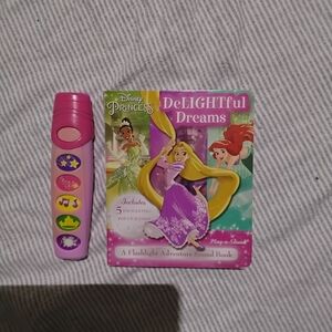 Disney Princess Adventure Book with Pink Flashlight